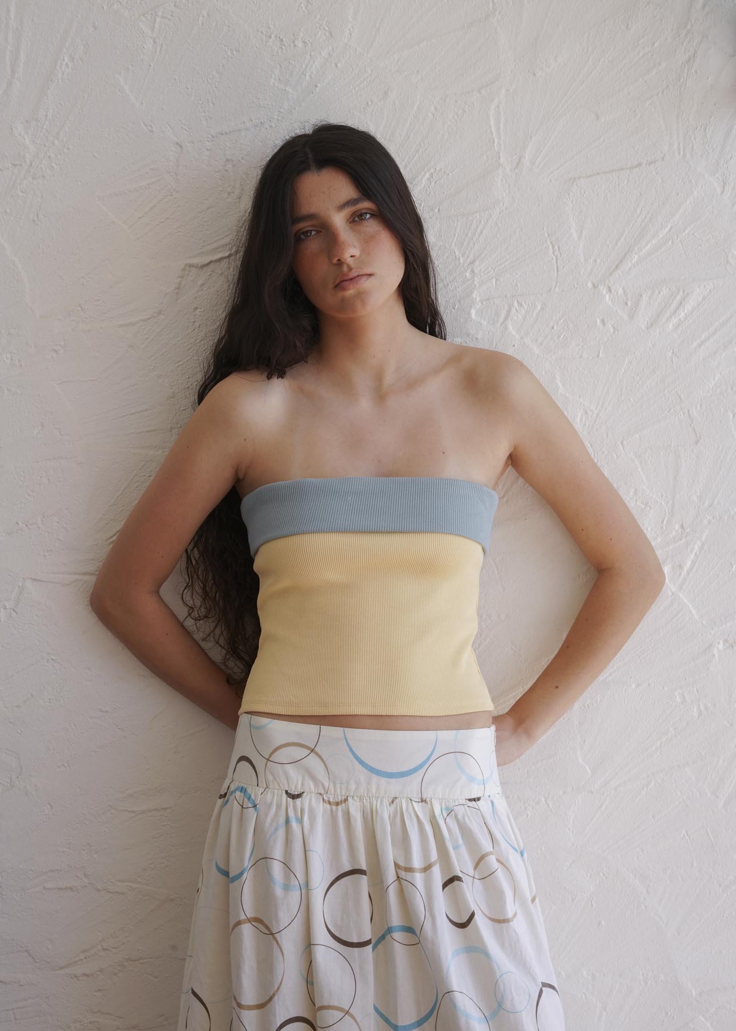 CHAPTER 00 — Strapless Top / Butter Yellow