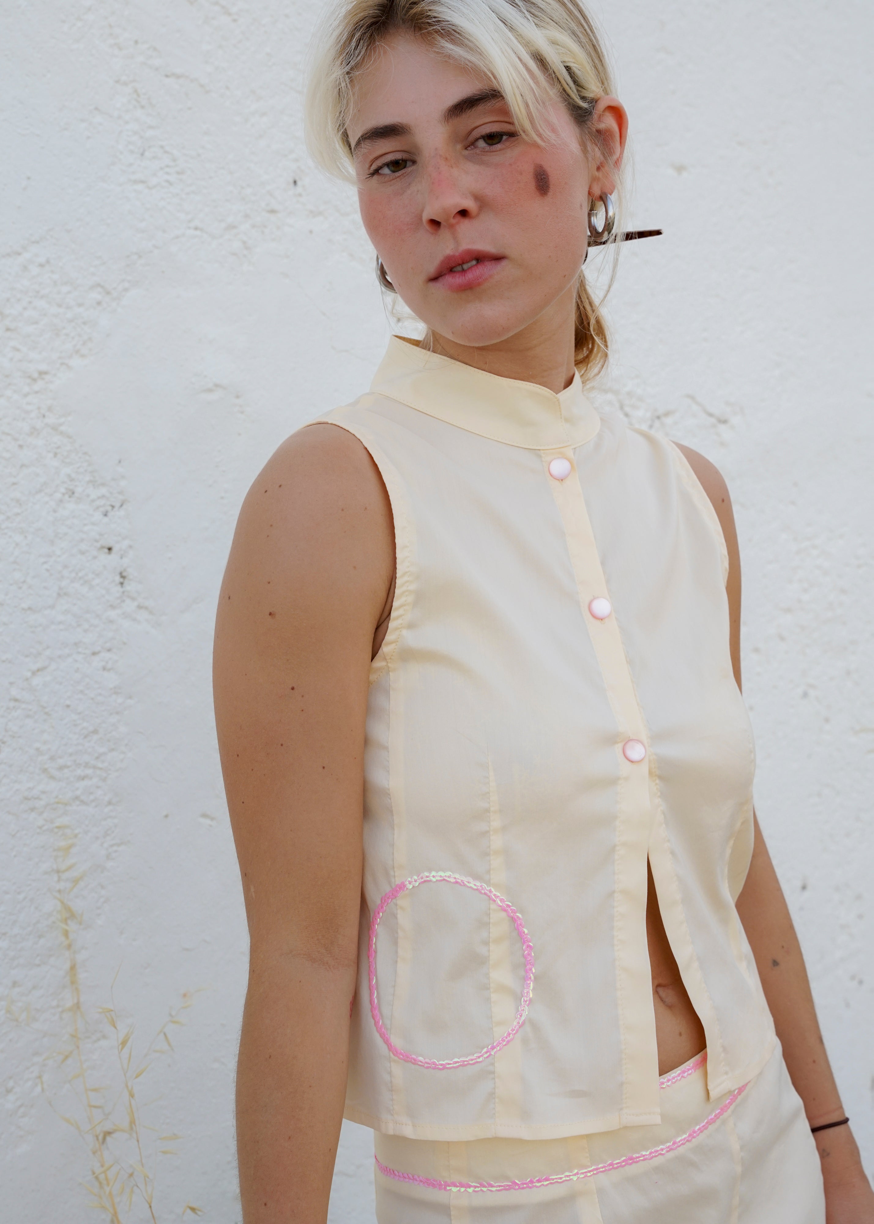 CHAPTER 00 — Sleeveless Top / Butter Yellow