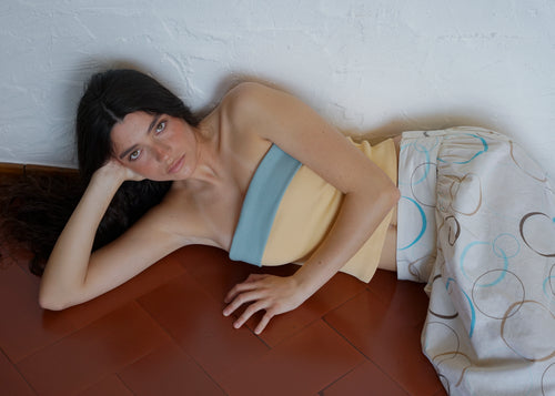 CHAPTER 00 — Strapless Top / Butter Yellow