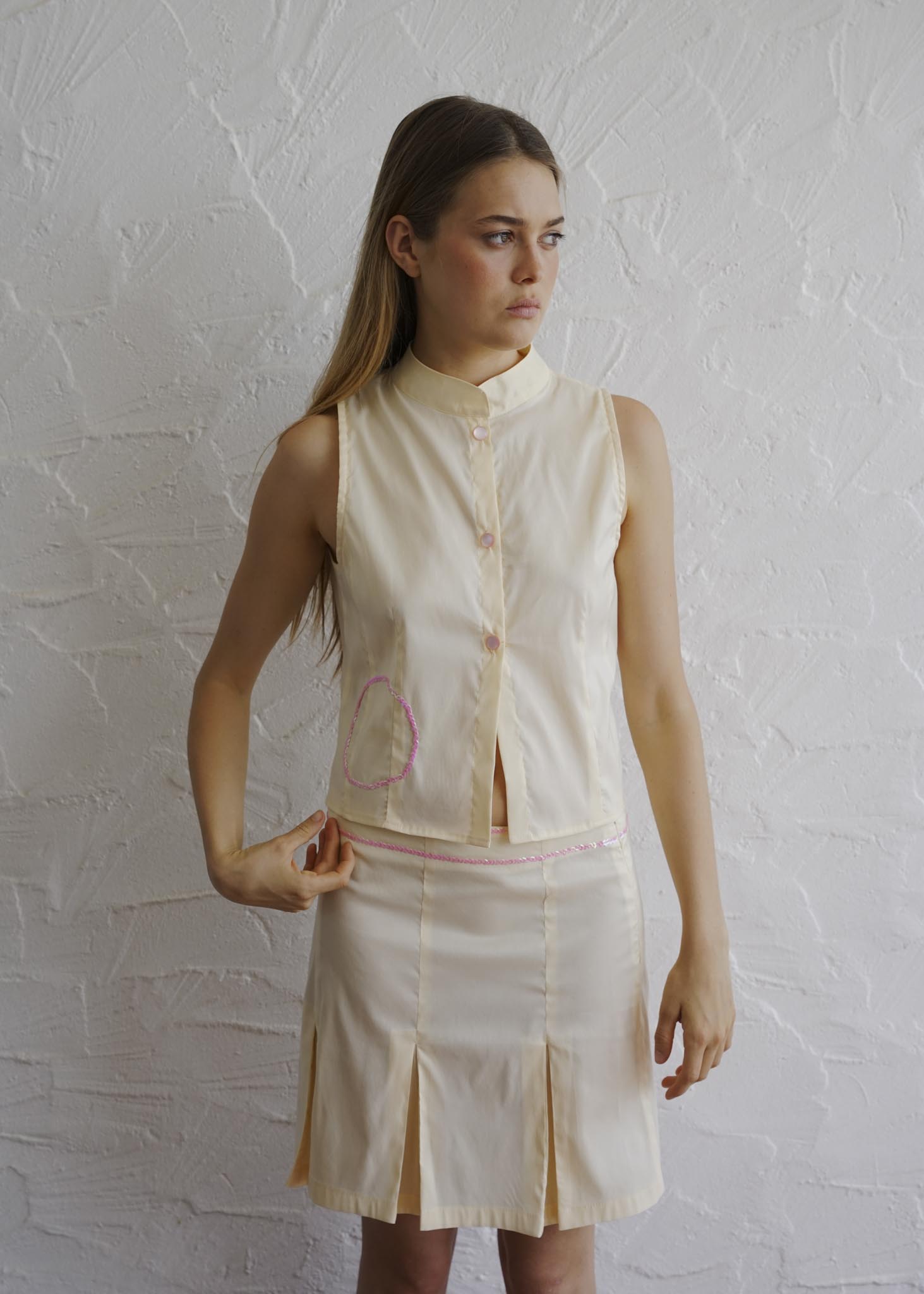 CHAPTER 00 — Sleeveless Top / Butter Yellow