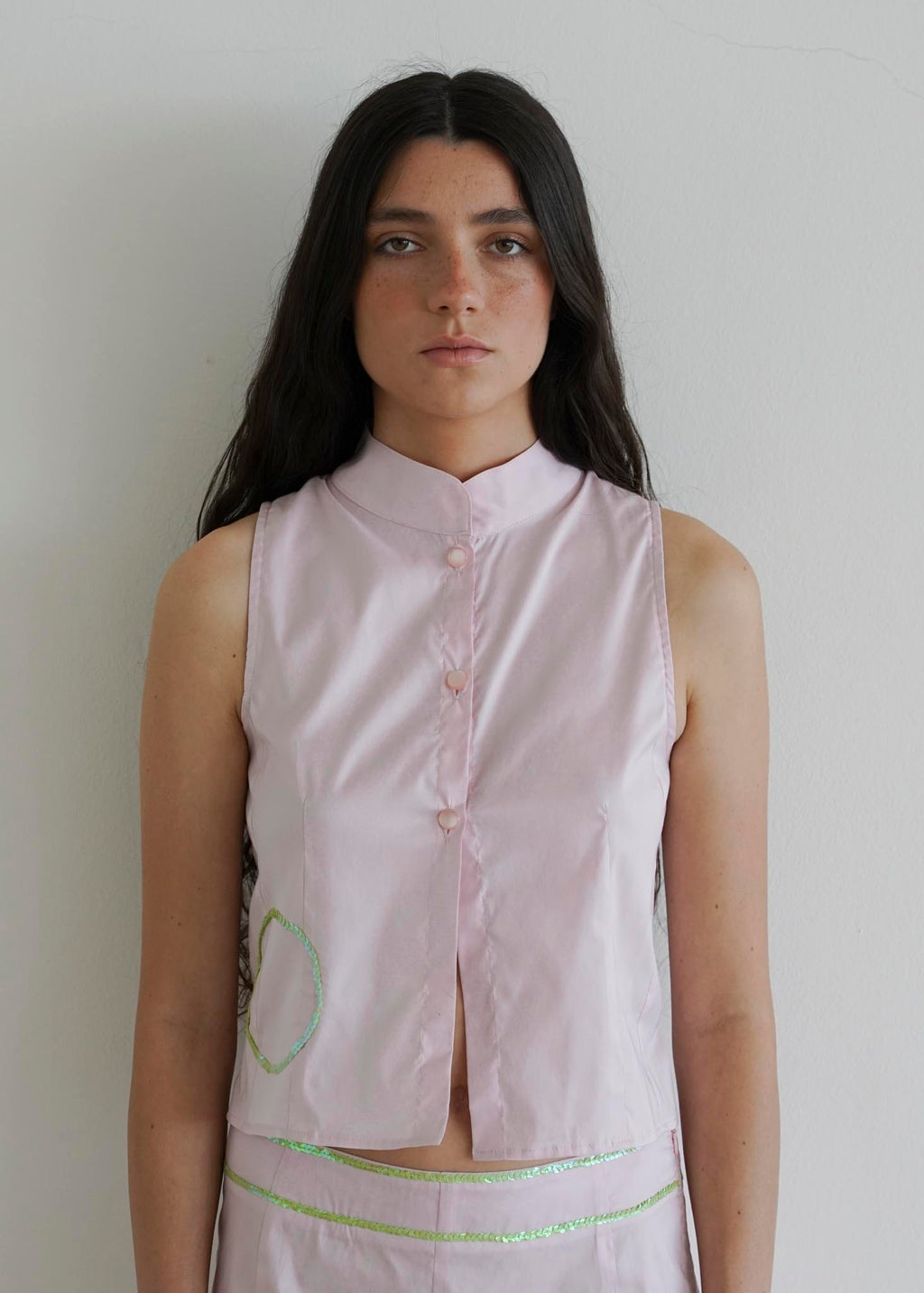 CHAPTER 00 — Sleeveless Top / Soft Pink