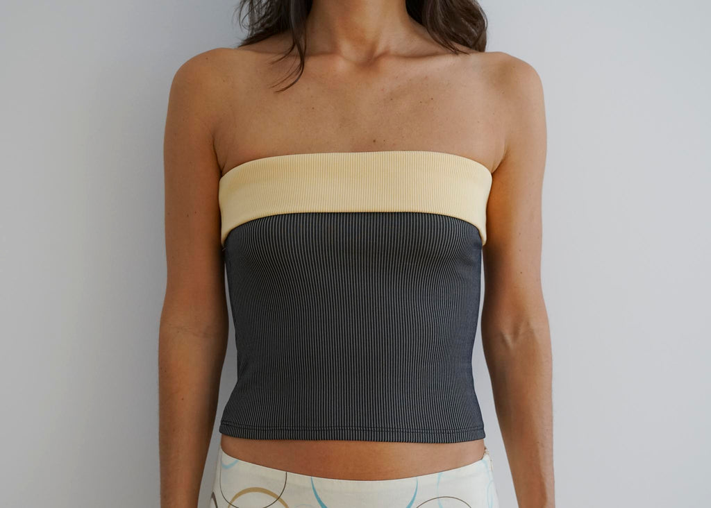 CHAPTER 00 — Strapless Top / Stripes