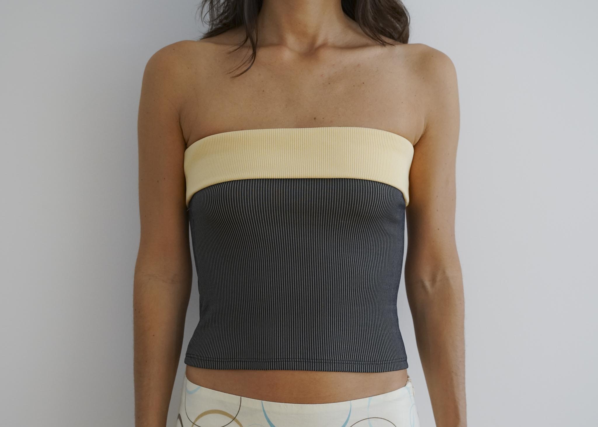 CHAPTER 00 — Strapless Top / Stripes